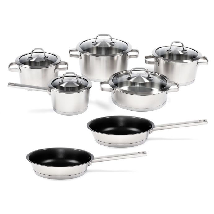 BergHOFF® LTD 12Piece Stainless Steel Cookware Set Bed Bath & Beyond