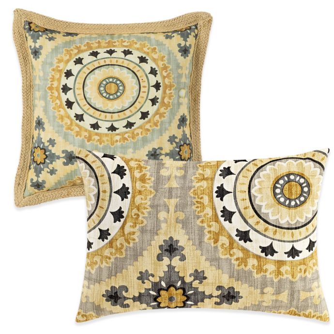 yellow outdoor pillows