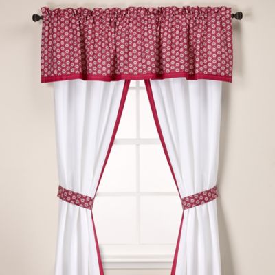 Anthology&trade; Kaya 2-Pack 84-Inch Rod Pocket Window Curtain Panels in Berry