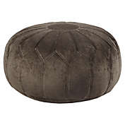 Madison Park Kelsey Ottoman Pouf in Brown