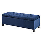 Alternate image 0 for Madison Park Shandra Storage Bench in Blue