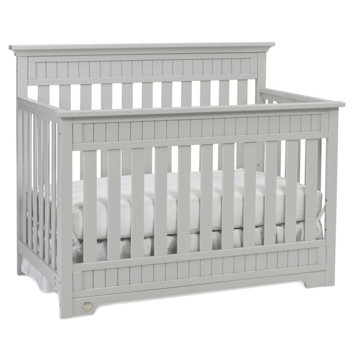 FisherPrice® Lakeland 4in1 Convertible Crib in Misty Grey buybuy BABY