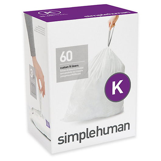cw0260-3 packs de 20 sacs poubelles de 35/45l CODE K Simplehuman