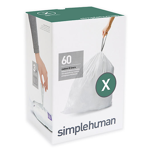 Alternate image 1 for simplehuman® Code X 80-Liter Custom-Fit Liners