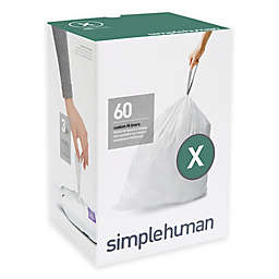 simplehuman® Code X 80-Liter Custom-Fit Liners