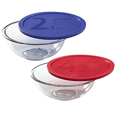 Pyrex&reg; Glass Mixing Bowl with Plastic Lid. View a larger version of this product image.