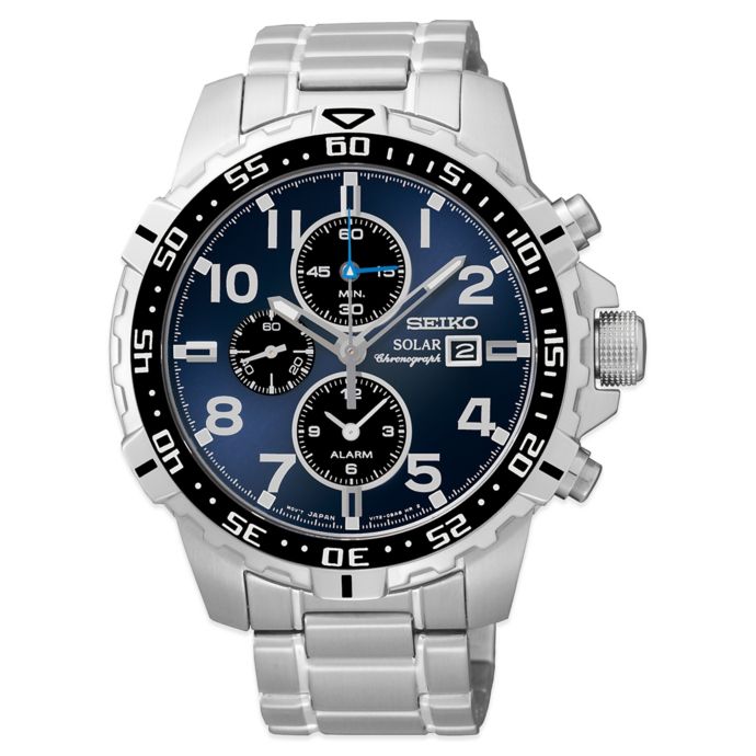 seiko solar alarm chronograph