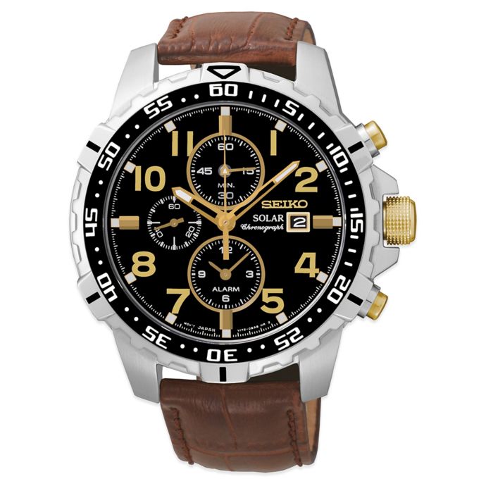 seiko solar alarm chronograph