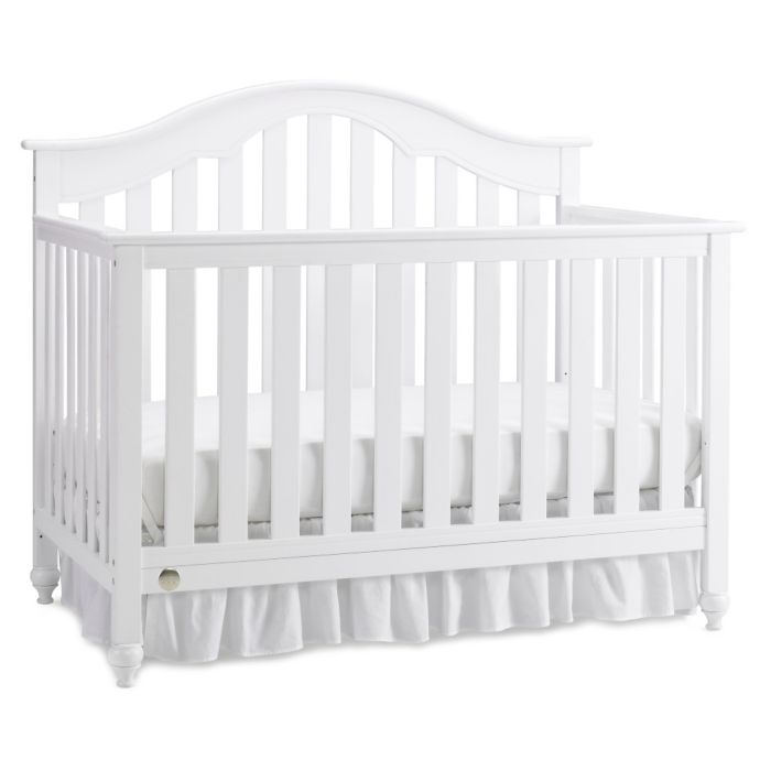 Fisher Price Kingsport 4 In 1 Convertible Crib In Snow White