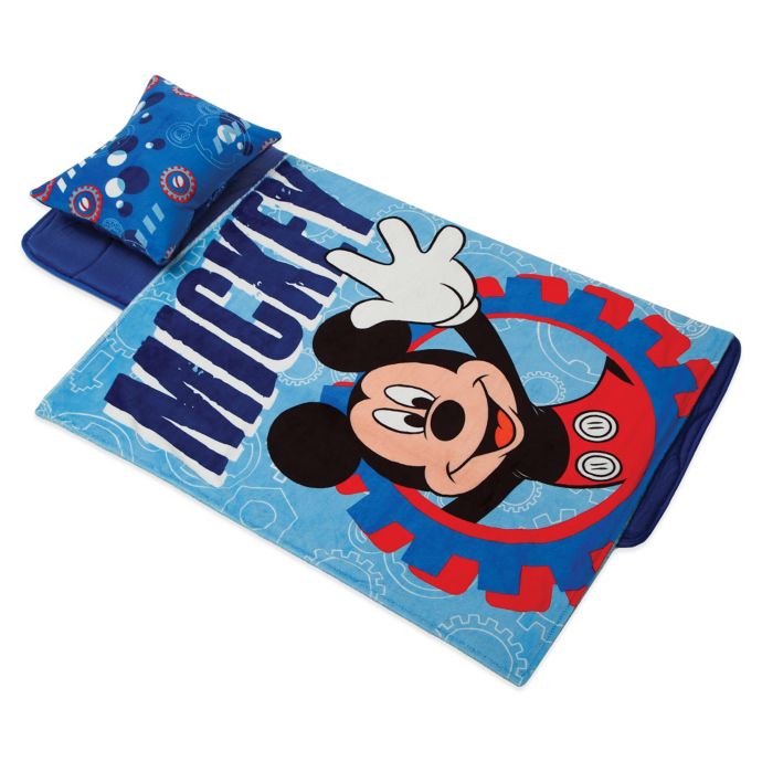 Disney® Aquatopia® Mickey Mouse Deluxe Memory Foam Nap Mat, Pillow and
