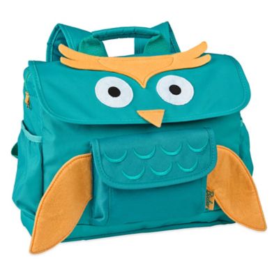 Bixbee Animal Pack Owl Backpack in Aqua