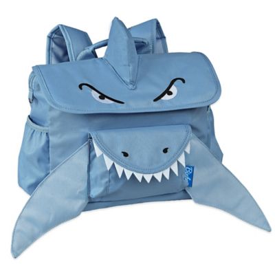 Bixbee Animal Pack Shark Backpack in Blue