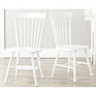 Alternate image 3 for Safavieh Parker Spindle Side Chairs in White (Set of 2)