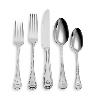 Towle Everyday 5148970 Bianca 20-Piece Stainless Steel Flatware Set Service 4 