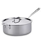 Alternate image 0 for All-Clad D3 Nonstick 6 qt. Stainless Steel Covered Deep Saute Pan with Helper Handle