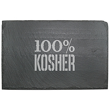 &quot;100% Kosher&quot; Slate Server. View a larger version of this product image.