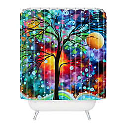Deny Designs Madart Inc. A Moment in Time Shower Curtain in Blue