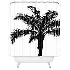 Alternate image 0 for Deny Designs Deb Haugen Shower Curtain in Black and White