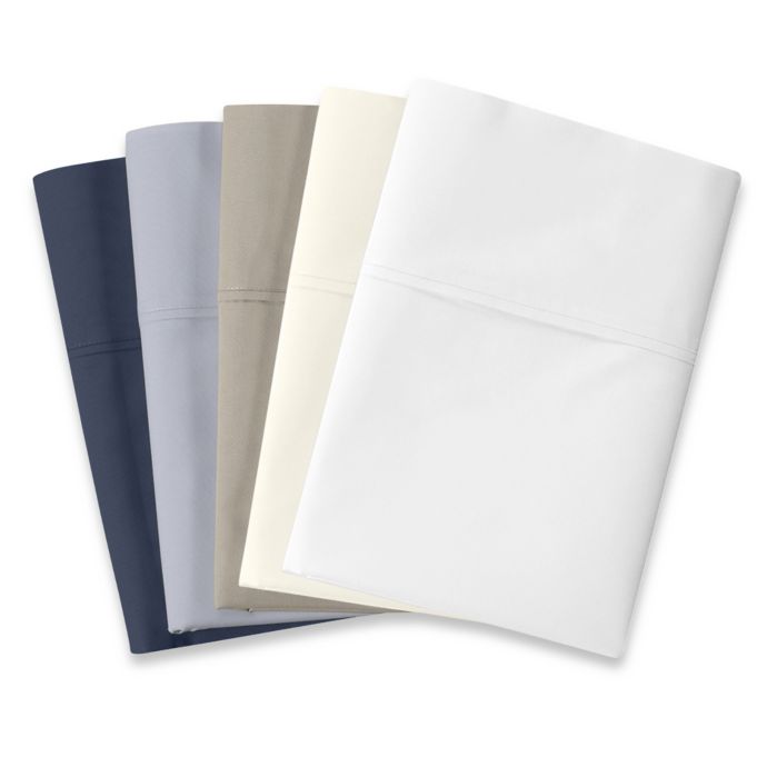 500 Thread Count Cotton Wrinkle Free Pillowcases Set Of 2 Bed
