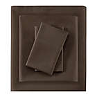 Alternate image 1 for Sleep Philosophy Liquid Cotton King Sheet Set in Chocolate