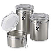 Oggi&trade; Brushed Stainless Steel Canister