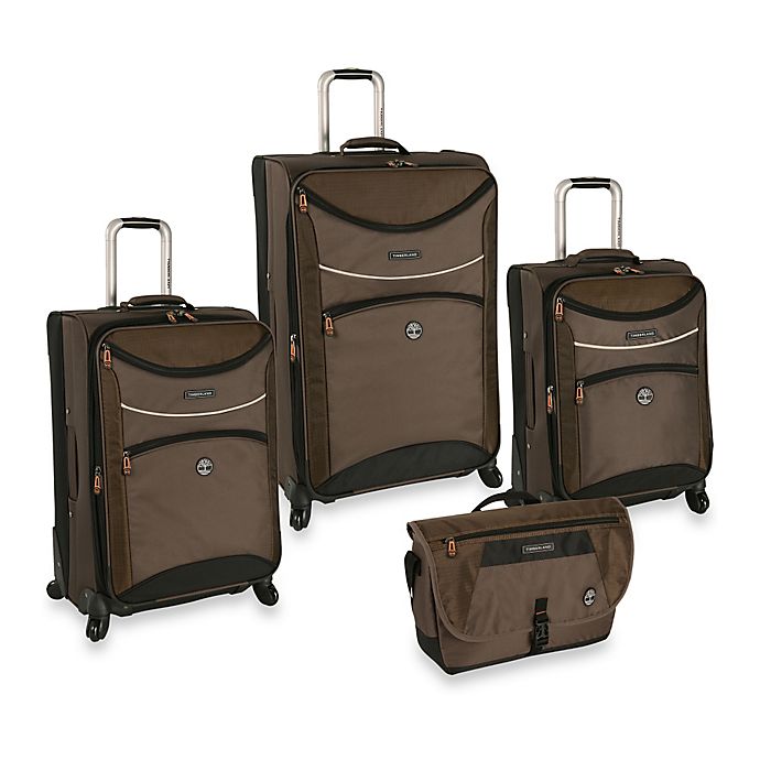 Timberland® 4-Piece Route 4 Luggage Set in Cocoa | Bed Bath & Beyond