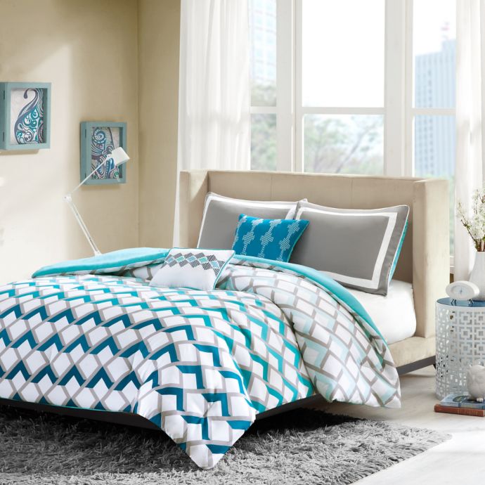 intelligent design finn comforter set blu