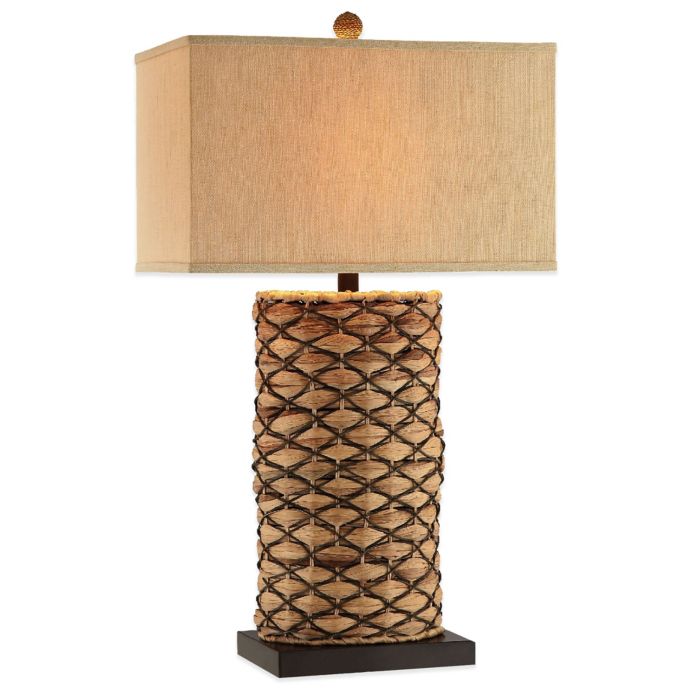 Panama Jack® Seagrass Latticed Accent Table Lamp | Bed ...