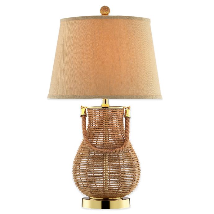 Panama Jack® Seagrass Basket Accent Table Lamp | Bed Bath ...