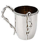 Alternate image 0 for Classic Touch Hammered Stainless Steel Wash Cup