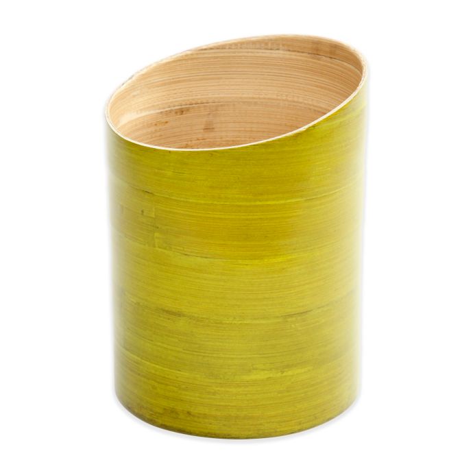 Gibson Overseas Bamboo Utensil Holder in Green Bed Bath and Beyond Canada