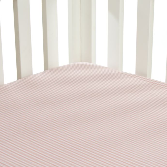 Glenna Jean Isabella Gingham Fitted Crib Sheet In Pink Buybuy Baby