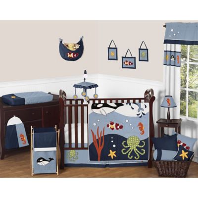 seahorse crib bedding