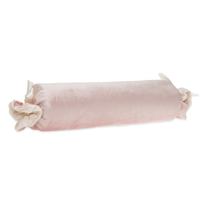 Glenna Jean Anastasia Velvet Bolster in Pink Bed Bath and Beyond Canada