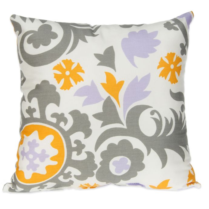 Glenna Jean Fiona Suzani Square Throw Pillow Buybuy Baby