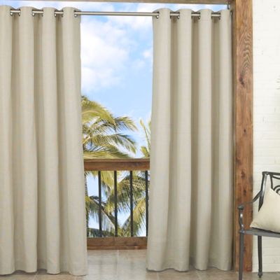 Parasol Key Largo 84-Inch Window Curtain Panel in Oatmeal (Single)
