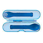 Alternate image 1 for GoBites Trio Travel Knife, Fork & Spoon Set in Blue