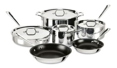 all clad stainless steel cookware set