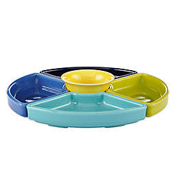 Fiesta 5-Piece Entertaining Set in Cool Colors