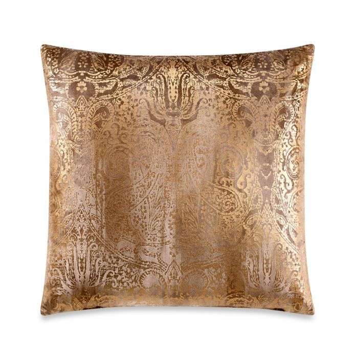 gold throw pillows