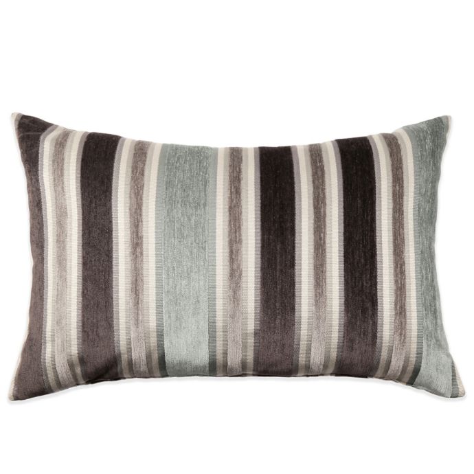 Carmello Oblong Throw Pillow in Aqua Bed Bath and Beyond Canada