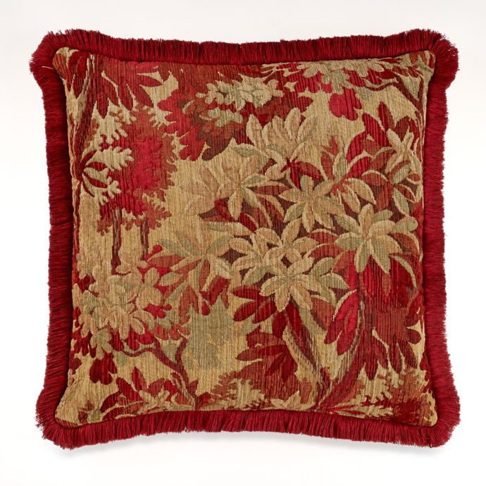 Sagamore Square Throw Pillow In Red Bed Bath Beyond