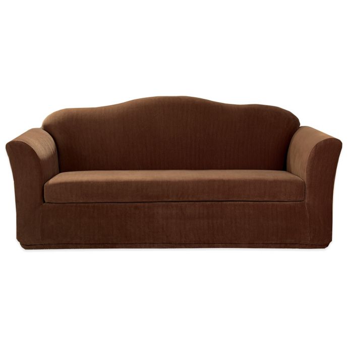 Sure Fit® Stretch Corduroy Furniture Slipcover Bed Bath & Beyond