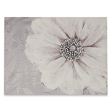 Grey Bloom 32-Inch x 24-Inch Canvas Wall Art. View a larger version of this product image.
