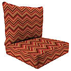 Alternate image 0 for Print 2-Piece Deep Seat Chair Cushion in Sunbrella&reg; Fischer Sunset