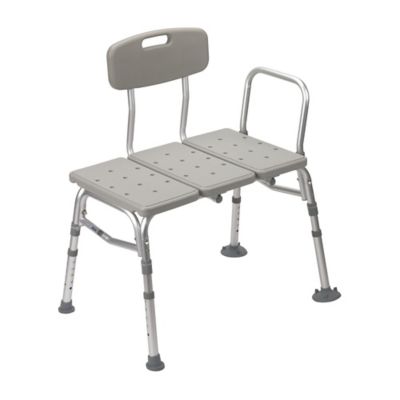 drive medical premium series bath bench with back and arms