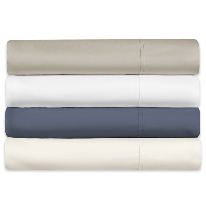 600 Thread Count Cotton Sateen California King Sheet Bed Bath