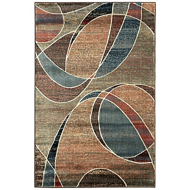 Nourison Expressions Abstract 3&#39;6 x 5&#39;6 Multicolor Area Rug. View a larger version of this product image.