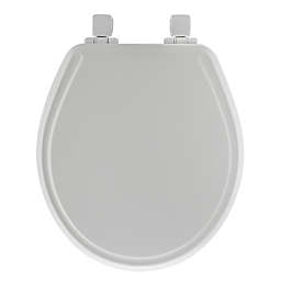 Mayfair Round Molded Wood Whisper Close® Toilet Seat in White