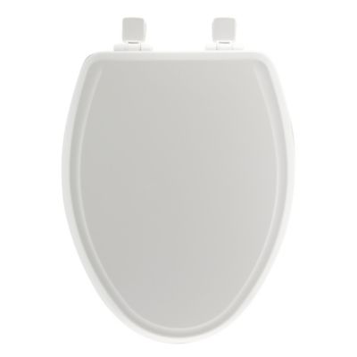 Mayfair Elongated Molded Wood Whisper Close&reg; Toilet Seat in White